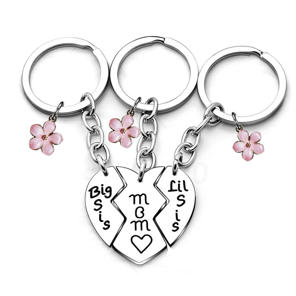 3pièces porte-clés en acier inoxydable pour , pendentif de la sœur à sœur, pour – bijoux et accessoires – Temu