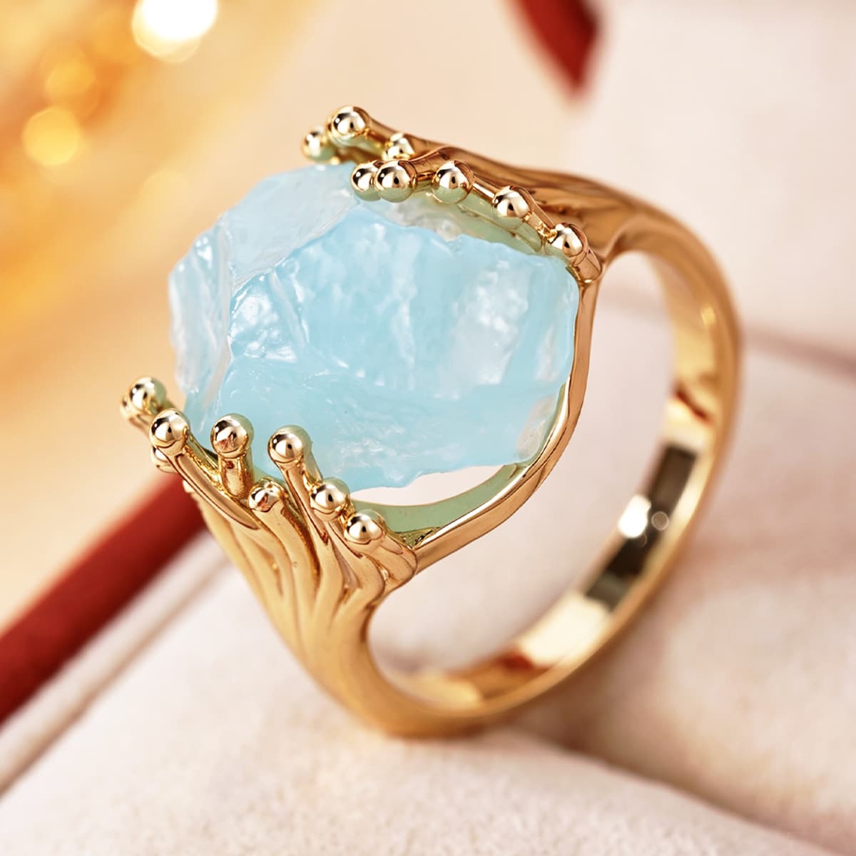 Women's Forest-Inspired Branch Design Ring, Elegant Gift