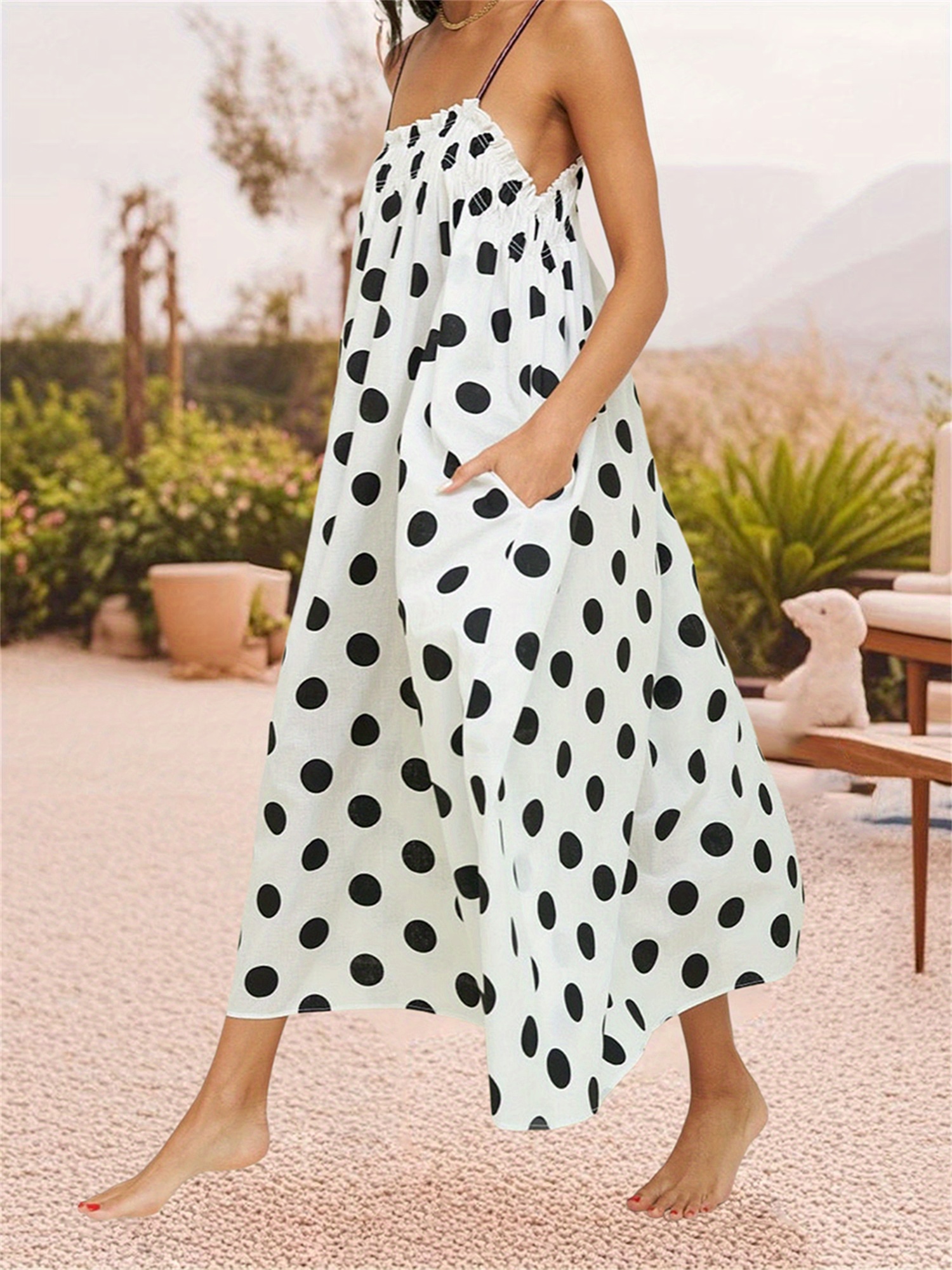 sachin and babi light blue dress Angelina Black & White Draped Shoulder Maxi Dress – Club L London main image 1