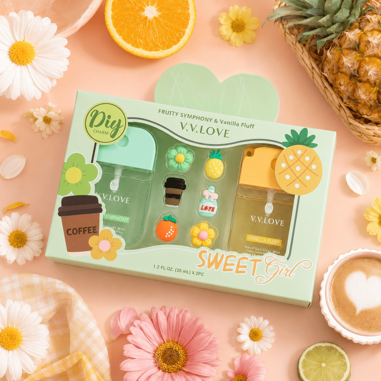 Image of X 2pcs Gift Box (2-bottle Set) Women's Perfume, Women's Perfume Gift Set, Fruity And Floral Notes, Suitable For Occasions, As A Holiday Gift