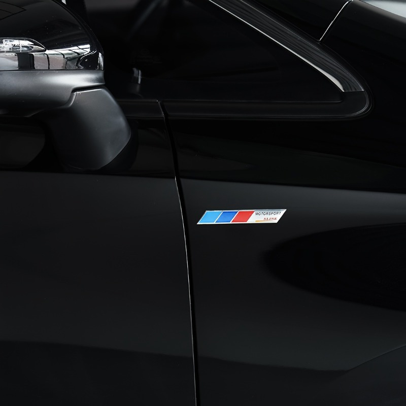 

pour BMW M Metal Car Badge Decal - Ajustement universel pour les véhicules BMW - Garniture extérieure automobile