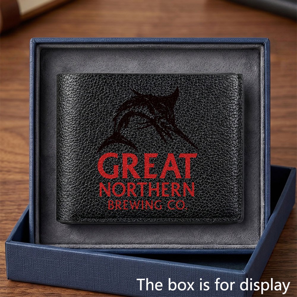 TEMU 1pc New Great Northern Men's Card Holder Coin Purse Driving Card Card Bag Suitable For Commuting Office Anniversary