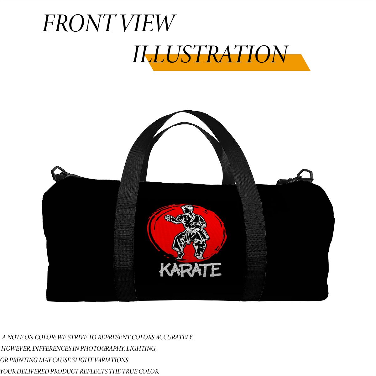 TEMU Custom Bag, Fitness Bag, Removable Shoulder Strap And Double Zipper Compartments, Luggage Organizer Hand Wash Or Multi-use Travel Bag For