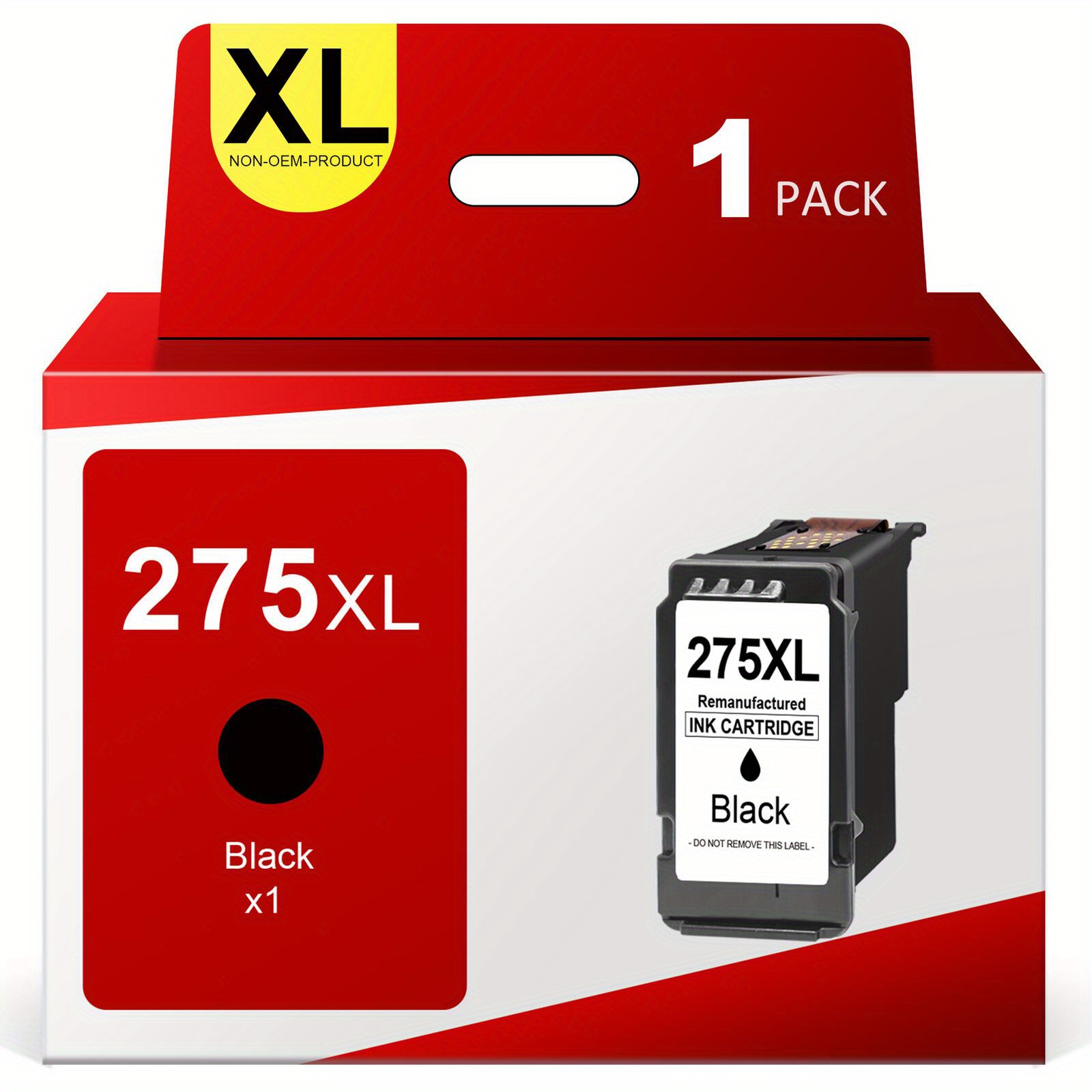 

275xl High-quality Remanufactured Ink Cartridges - Compatible Replacement For Printers Using 275 - Black Ink Cartridges