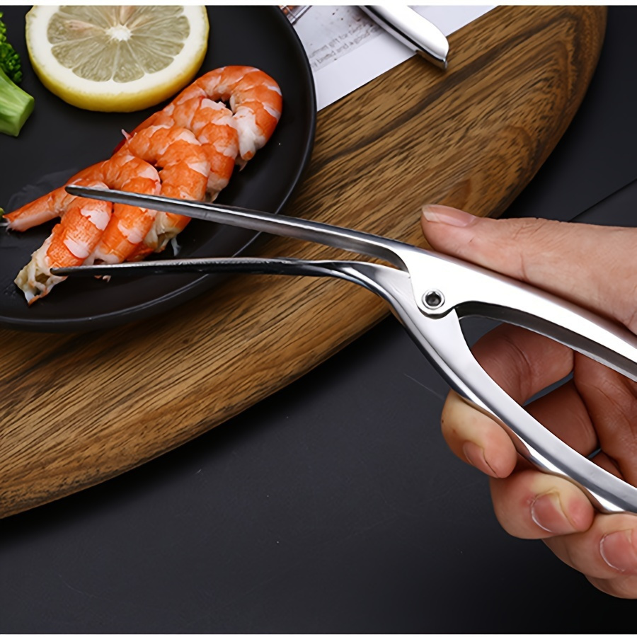 stainless steel   peeler   seafood shell remover kitchen utensil for effortless shelling shrimp prep tool with food contact safe material details 5