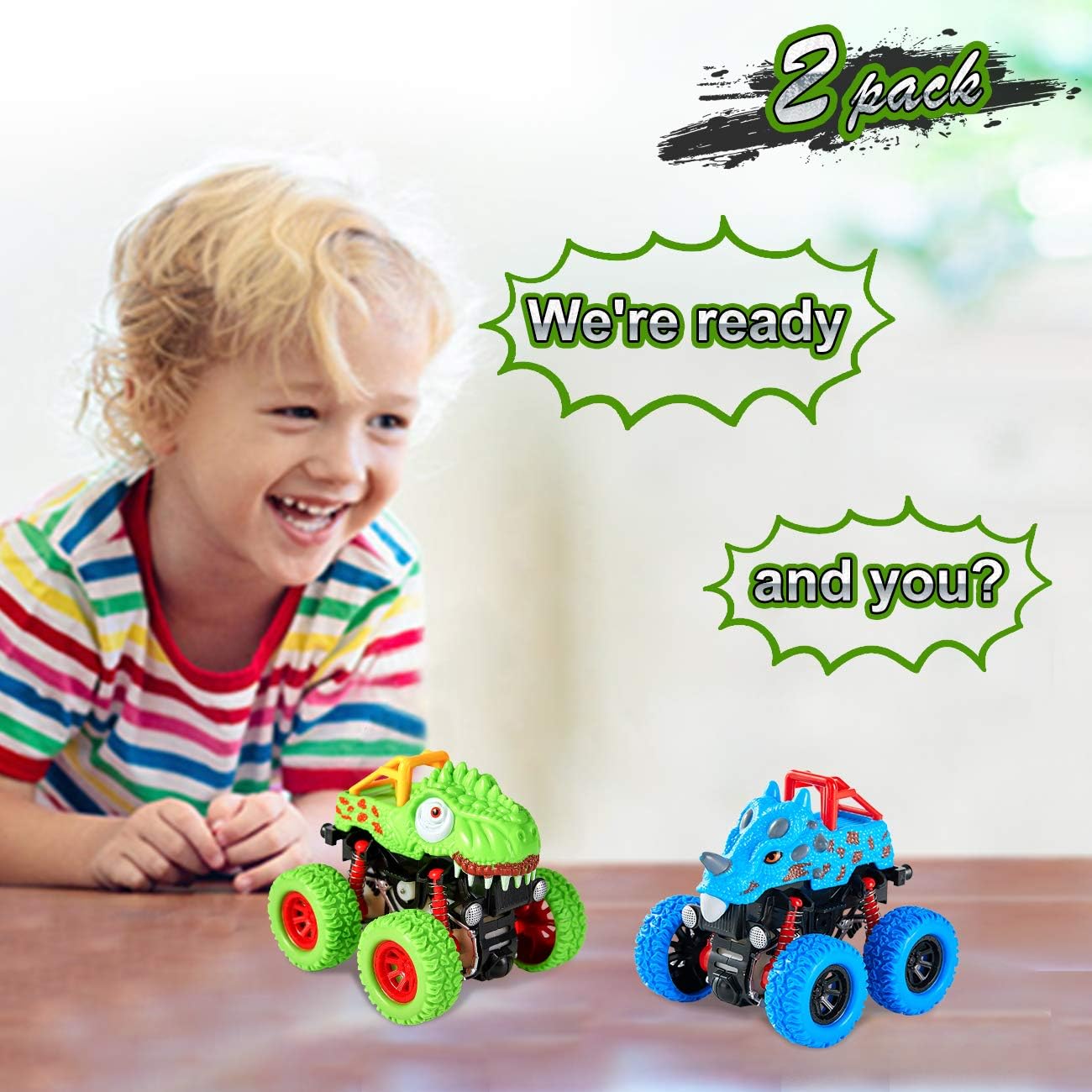 Dinosaur Push & Pull Friction Powered Toy