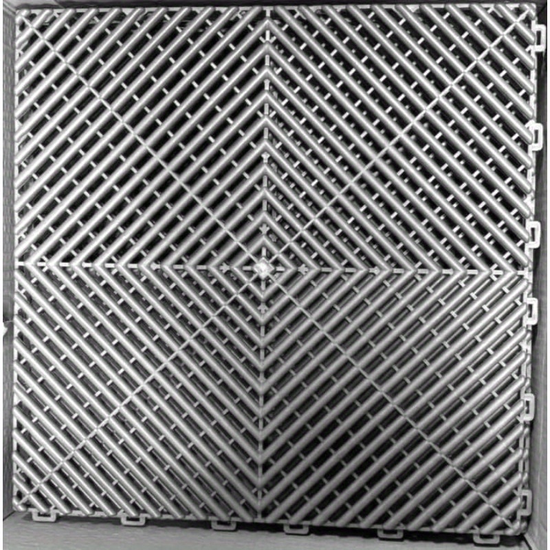 Image of 20pcs Pvc Garage Floor 40x40cm Garage Floor Tiles Interlocking Garage Floor Mats, Garage Drainage Kit For Garage, Indoor Outdoor, Swimming Pools, Load Capacity;3200kg (3.2m2)