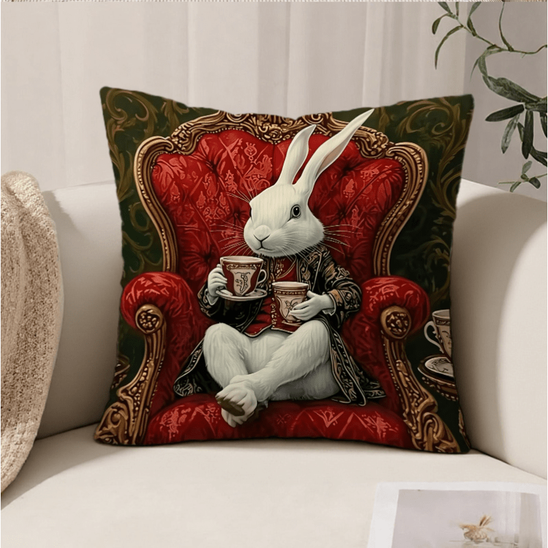 TEMU 1 Time Pillowcase | 17.72in*17.72in, Elegant And Whimsical Design, Suitable For Living Room Sofa, Bedroom Home Decor, Perfect Gift For , Family,