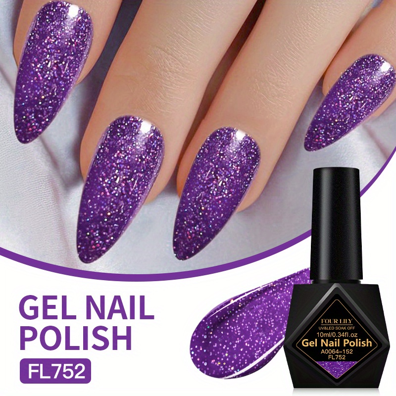 MG Glitzer-Nagellack Set – Langlebig, Splitterfest, Mit Anleitung Für Perfektes Maniküre