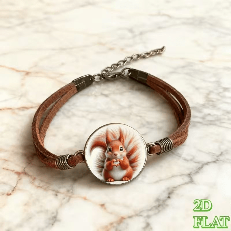 Vintage 2D Flat Pattern Fashion Bracelet, Gift for All Occasions