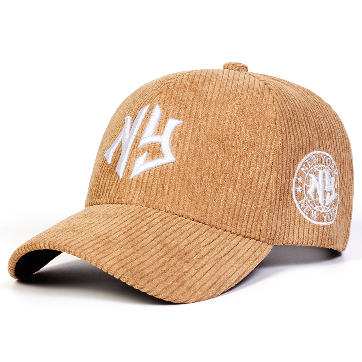 TEMU 1 Men's Corduroy Ng Baseball Cap Outdoor Adjustable Casual Hat Suitable For Autumn And , , Seaside Party