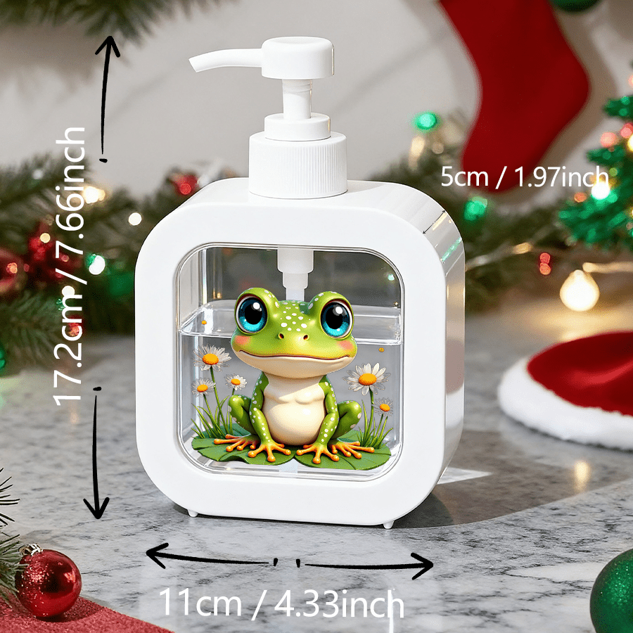 Image of Bathroom Dispenser With Hand Pump - Adorable Flowers, Cute And , Suitable For Bathroom, Kitchen, Sink - For Soap, Hand Sanitizer, Body Wash, Etc. - Creative Lotion Bottle, Lotion Dispensers