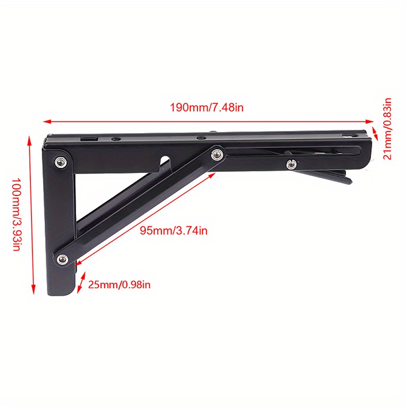 1pc Of Folding Bracket Table Shelf For Campervans, Motorhomes, And Caravans, Including Additions For Folding Tables And Shelf Brackets
