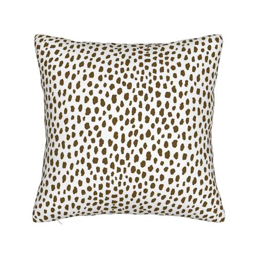 item picture decorative throw pillowcase featuring a brown on a brown and white polyester cushion cover for home chairs