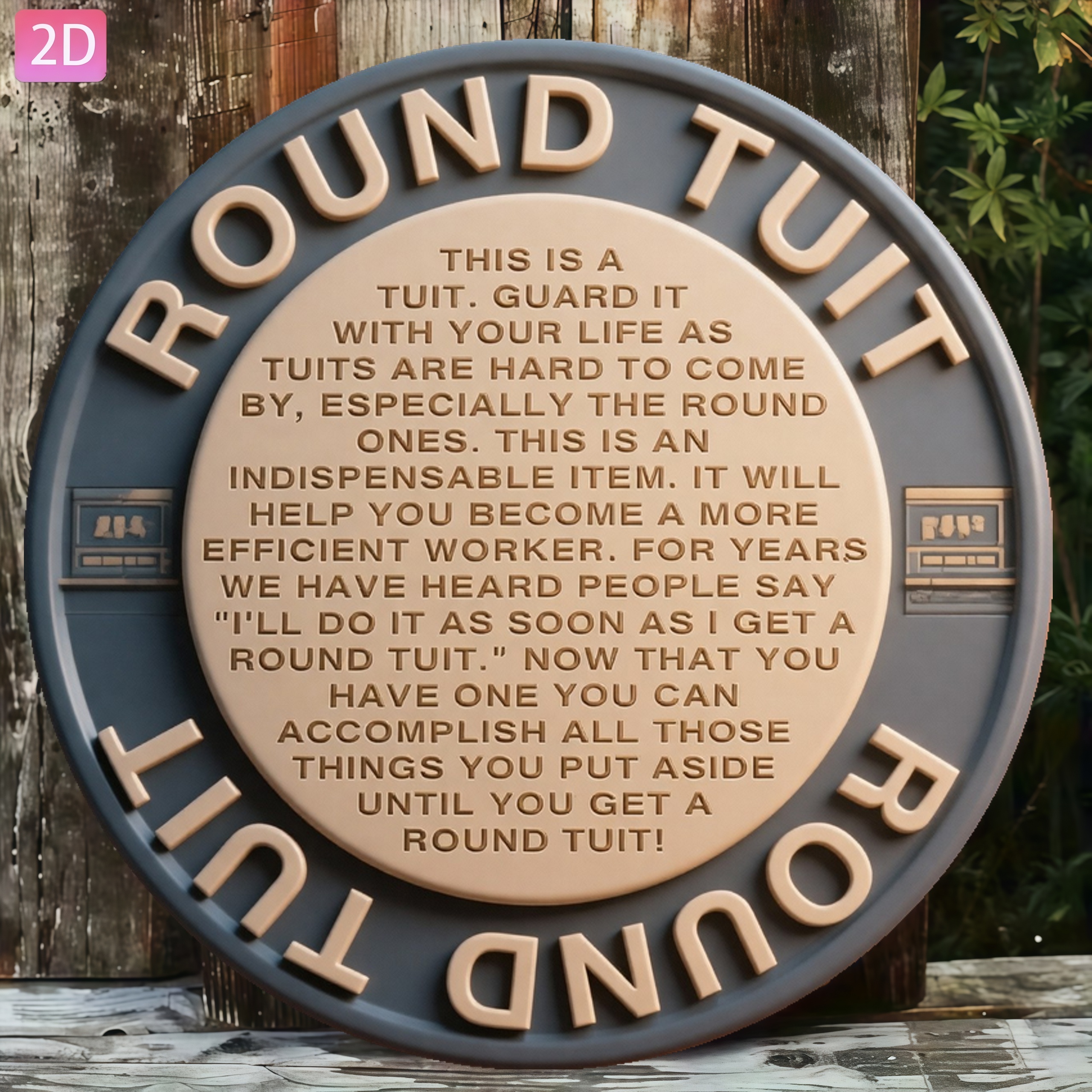 TEMU 2d Flat Design, 1pc Of 2d Plane Retro Personalized Metal Sign Within 6 Words Souvenir Plaque Or Shorter Engraved Coin Highly Suitable As A Gift