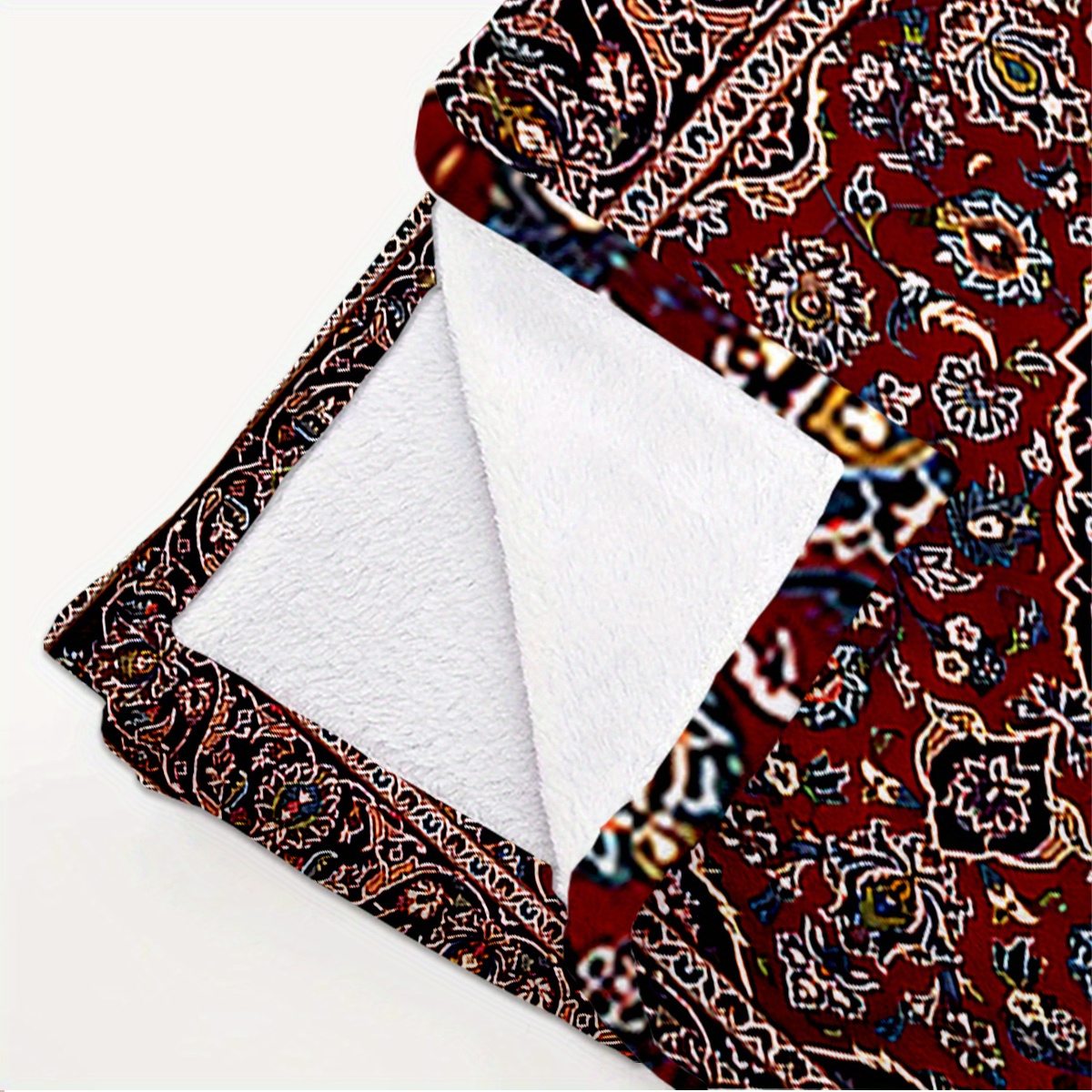 TEMU Persian Classic Blankets, Bed Blankets, Towel Blankets, Nap Blankets, Leisure Blankets, Travel Blankets - Soft, Lightweight, And Skin-friendly,