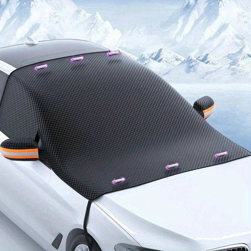 

Universal Vehicle Front Window Magnetic Cover, Shade And Snow , Waterproof Exterior Protective Accessories, Compatible With Multiple Models - Front Placement Option