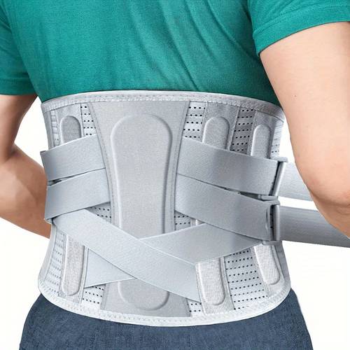 back support belt adjustable breathable lumbar support unisex weightlifting waist protection belt