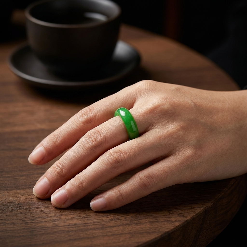 Elegant Multi-Color Polished Smooth-Finish Ring Band
