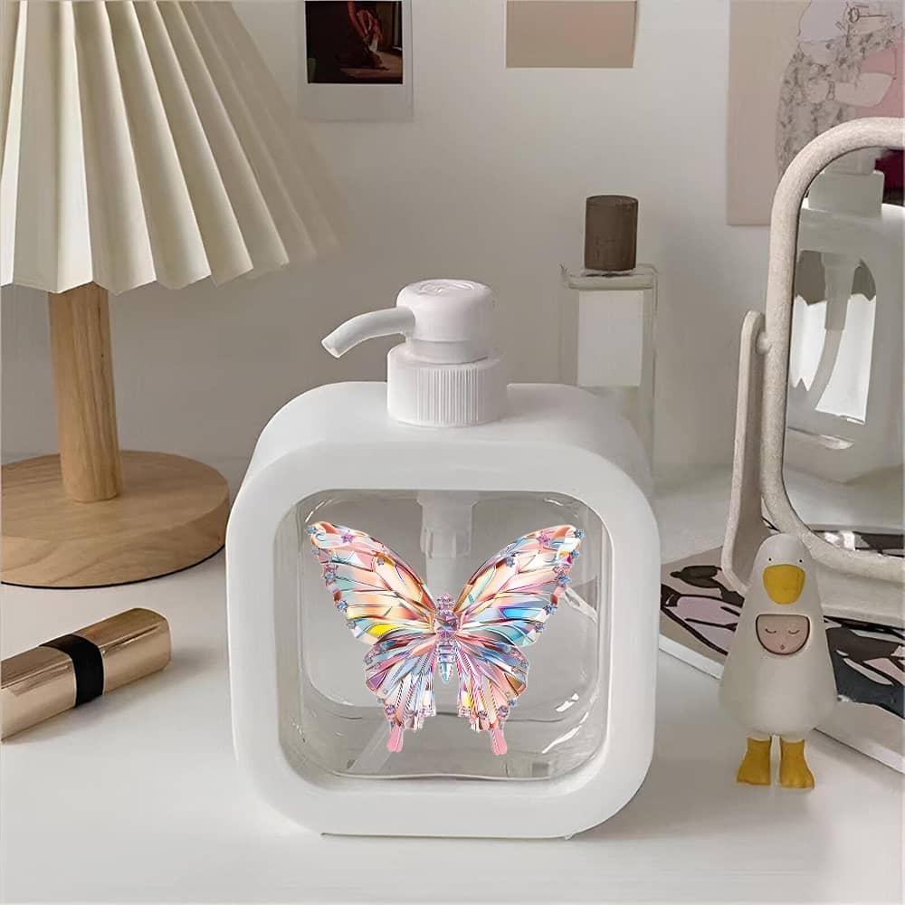 TEMU Cute Decorative Soap Dispenser With Pump - Moisturizing Hand Soap, Pump Bottle For Kitchen And Bathroom. Ideal For Kitchen Sink As A Soap