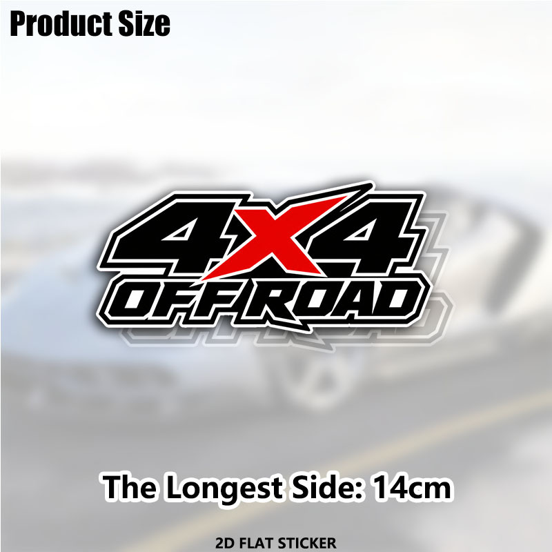 TEMU 2pcs 13.97cm 4x4 Off Road Vinyl Sticker, Waterproof Pvc Decal, For Cars Trucks Laptops Water Bottles, Off-road Gift Idea, Motorcycle Sticker