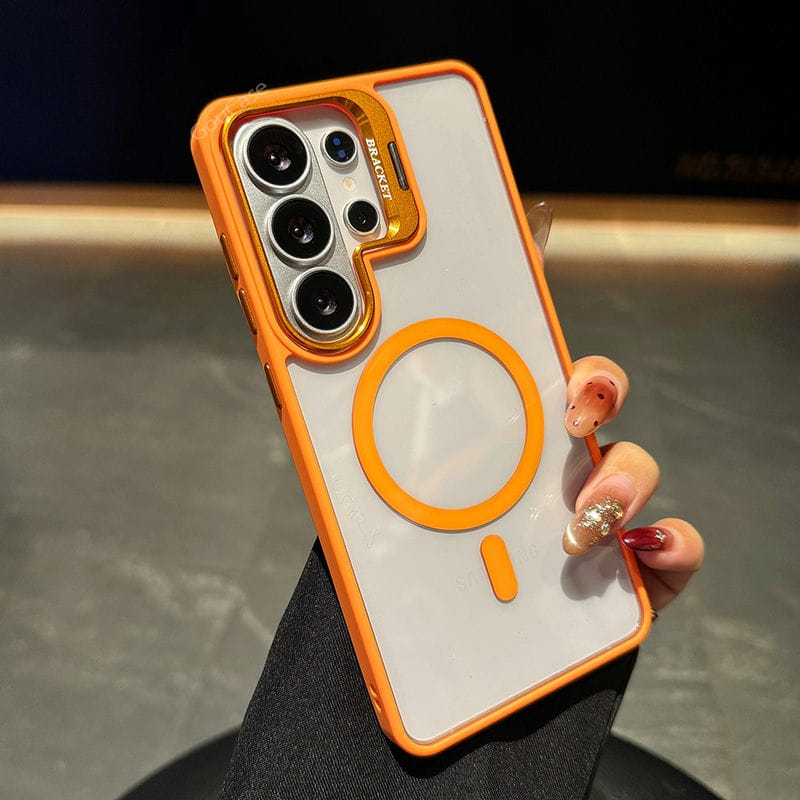 TEMU Phone Case: Phone Case; Luxury Magnetic Shockproof Phone Case Compatible With Galaxy S26 Ultra, S26, S25, S24 Plus, S23 Fe, S22 Ultra - Includes
