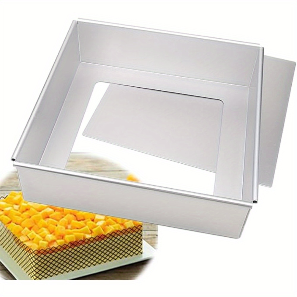 10 inch extra large non stick square cake pan aluminum steel