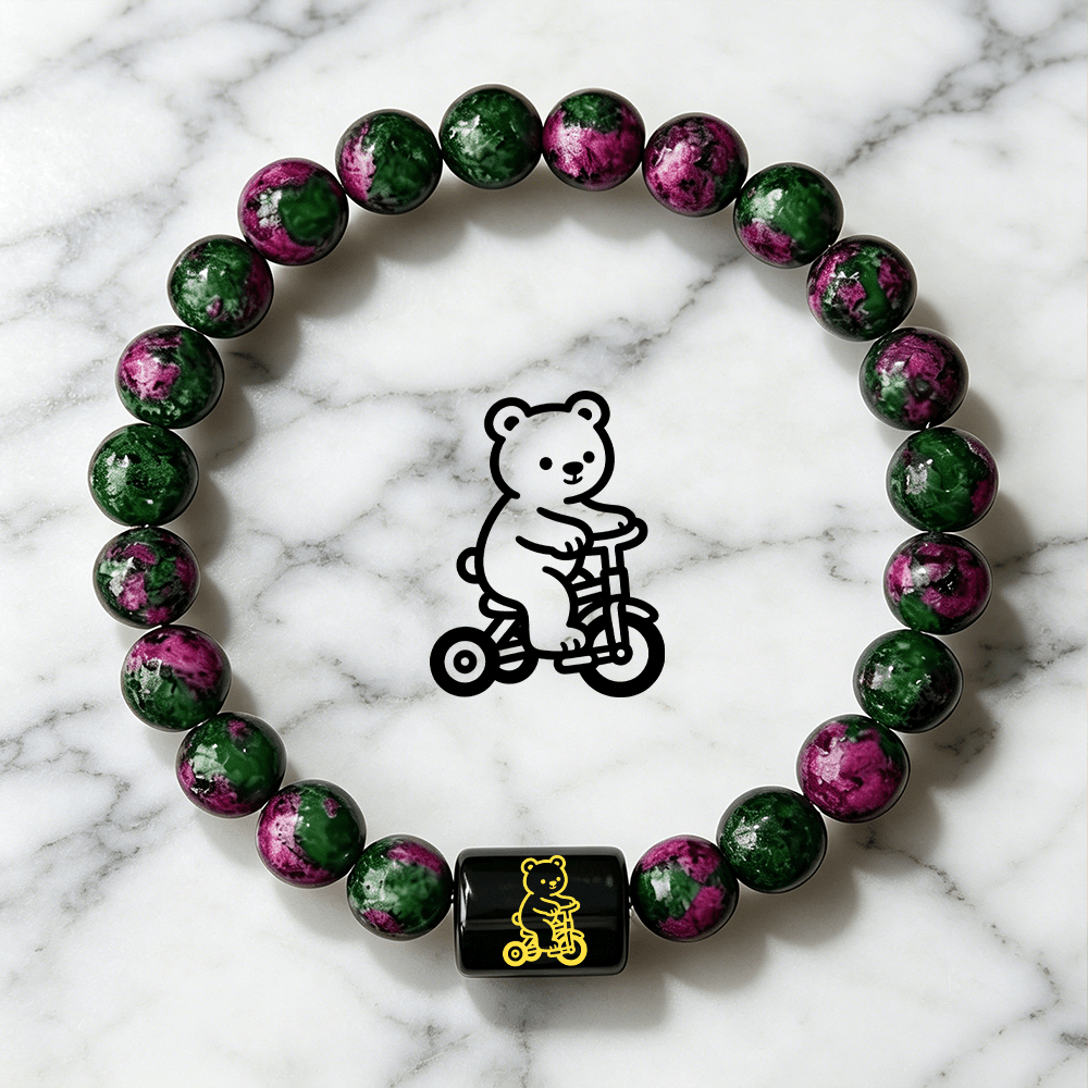 Women's Minimalist Bear Charm Bracelet, Daily Wear