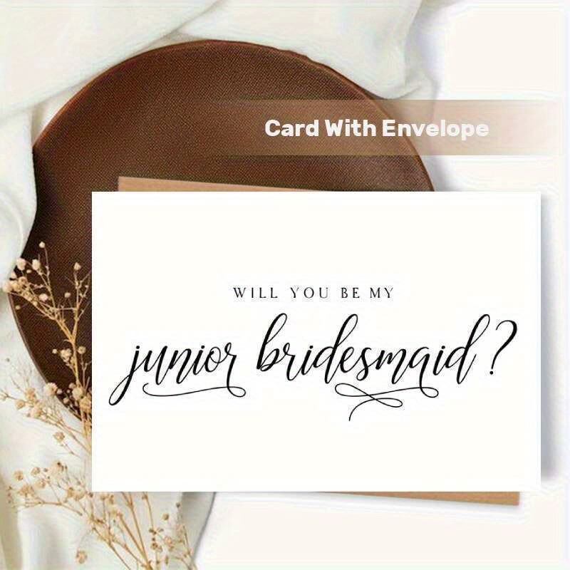 TEMU 1pc, Fun Bridesmaid Card, Will You Be My Bridesmaid Card, Bridesmaid Proposal Card, Be My Bridesmaid, Small Business Supplies, Thank You Card,