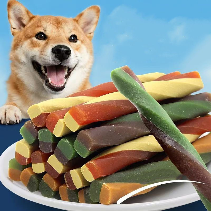 Image of 7pcs Teeth Cleansing Bone Dog Tooth Stick Pet Toy | For All Varieties And Sizes, Dental Health Chewing Toy Stress Relief (non-toxic Safety Materials, Suitable For All Breed Sizes) Random Colors