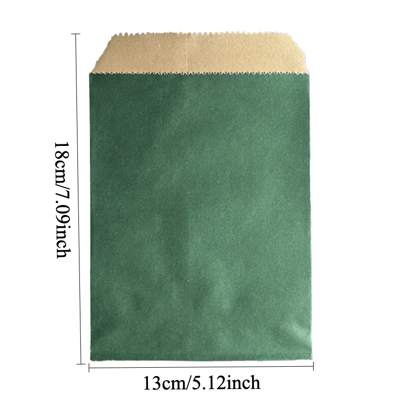 25pcs 13x18cm (5x7 Inch) Solid Color Paper Bags – Elegant And Versatile Gift Packaging For Weddings, Parties, And