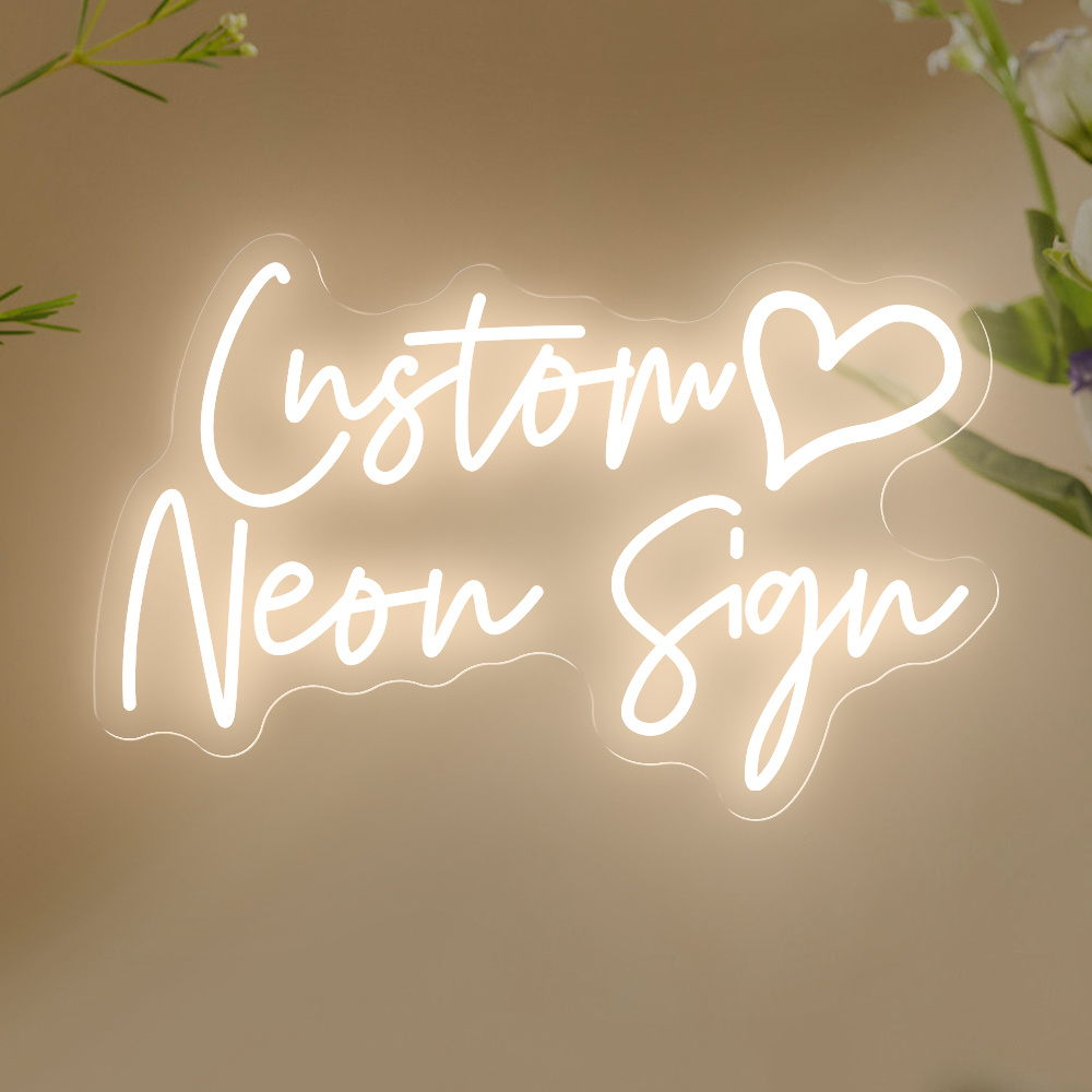 [individuell] doppelreihiges led-neonlicht, usb-licht,   für zimmer- schlafzimmer-wanddekoration,   für geburtstage, jubiläen, hochzeiten, partys, ostern   feiertagsdekorationen geschenke, usb-elektronikbeleuchtung