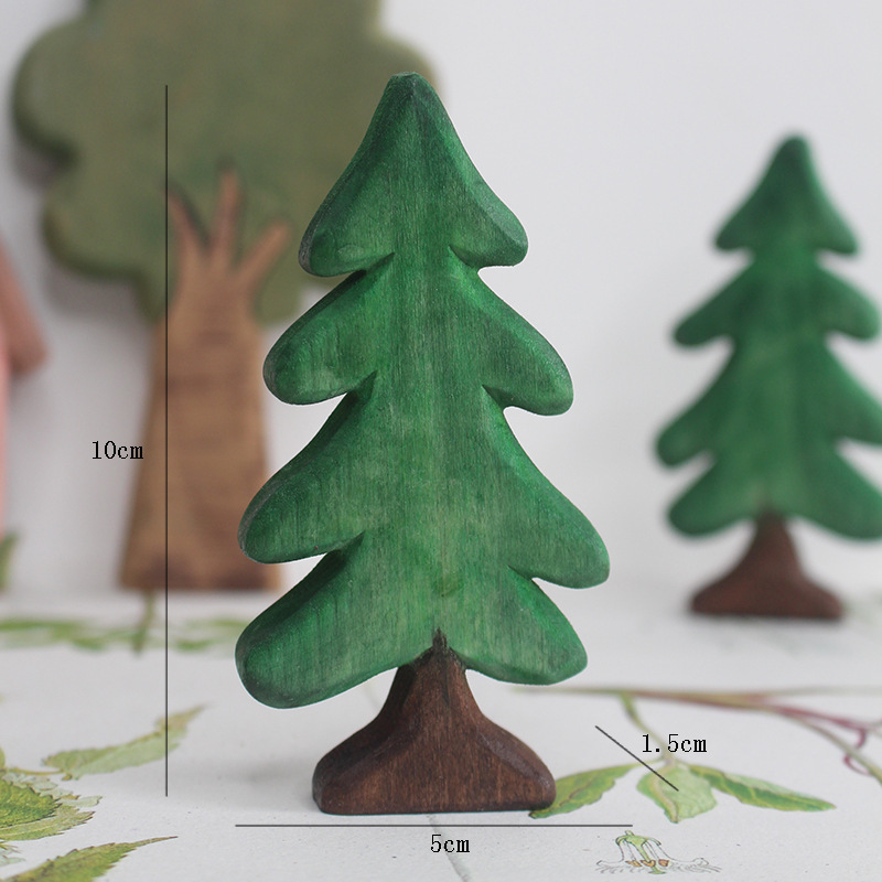 Image of Christmas Ornaments, Decorations, Gifts, Desktop Display Windows, , Christmas Trees, Wooden Pine Trees, Gifts