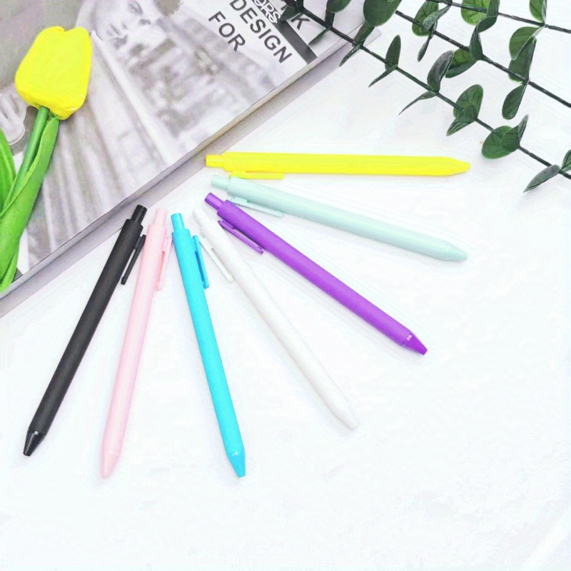 Vanhench Gelstifte 0,5 Mm – 6er Set, Schwarze Tinte, Einziehbar, Für Schule & Büro