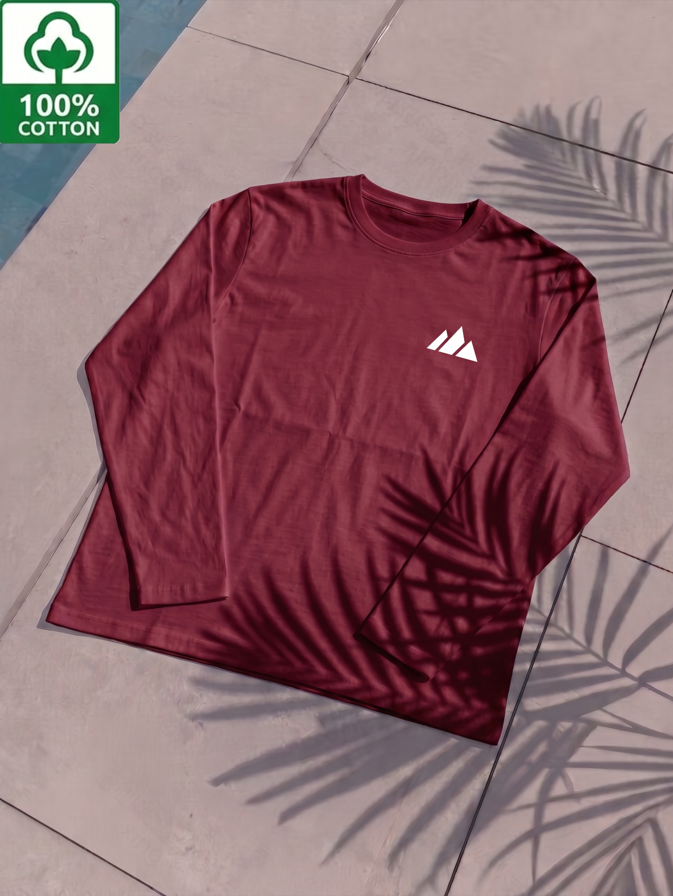 アイテム画像 【メンズ】100% tシャツ   長袖 春秋 トレンド ファッション ソフト肌に優しい 快適 通気性 トップス 簡単な プリント