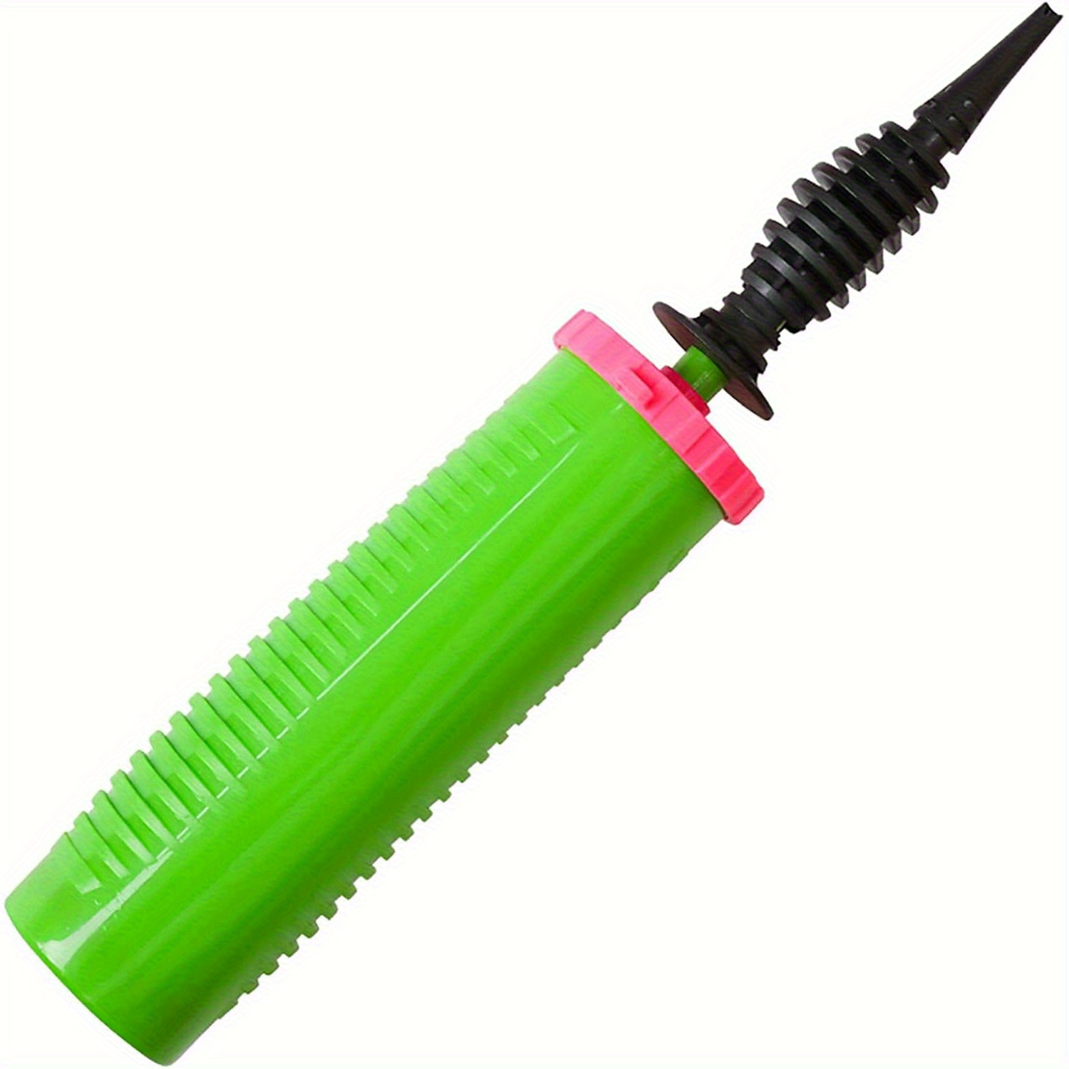 E-shop 1 Stück Grüne Manuelle Luftkompressor mit Schwarzem Düsenkopf - Tragbares Aufblaswerkzeug ohne Batterie für Ballons, Bälle, Sportausrüstung |