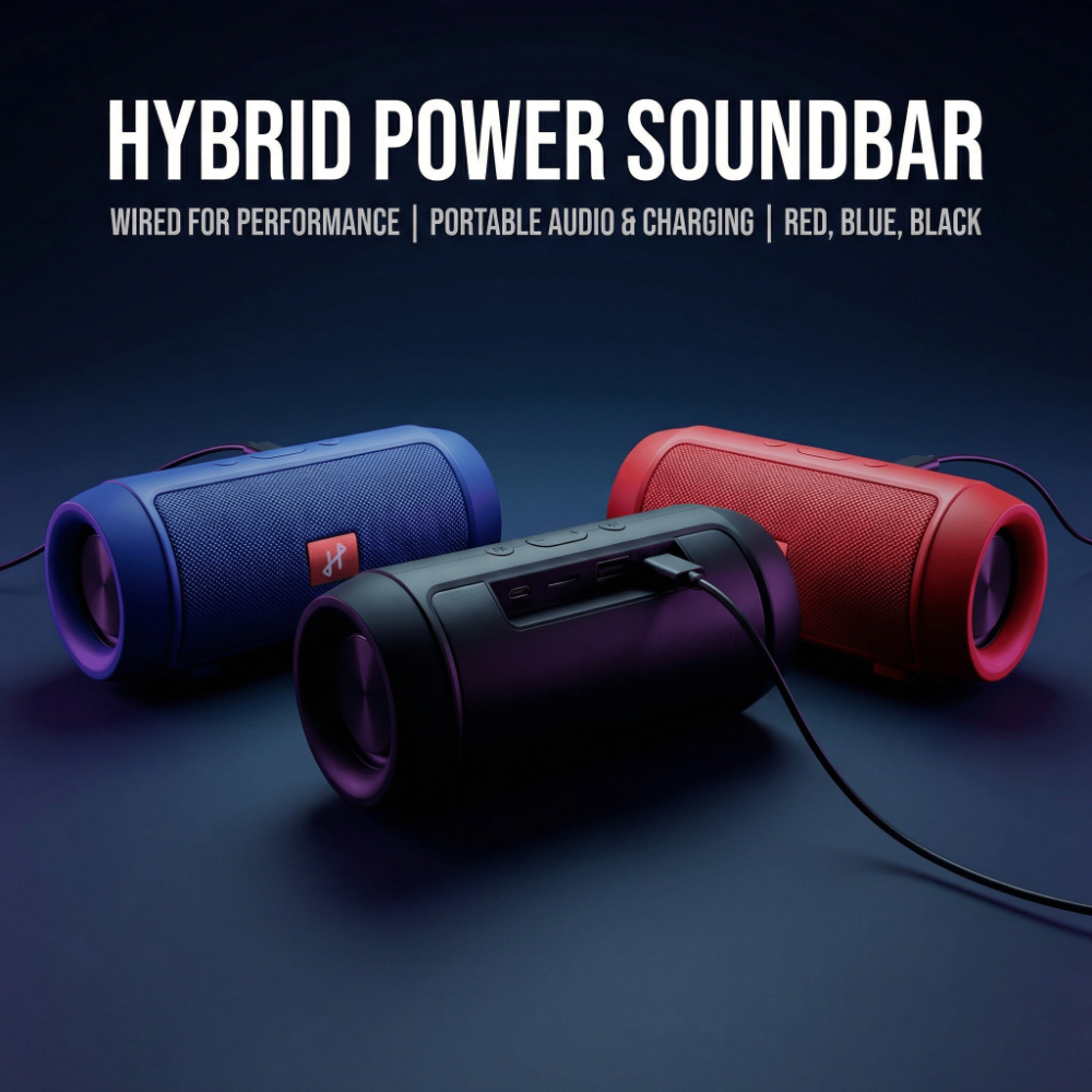 TEMU Compact Desktop Speakers With Deep , Portable For Computers And Laptops, Offered In 3 Trendy Colors