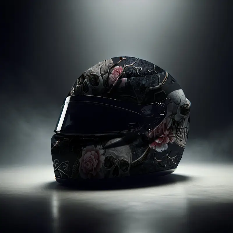 gothic design motorcycle open helmets German Style Half Helmet, Retro Face Fashion Half Shell Skull Cap Helmets, DOT Certified Adult Men Women Four Seasons Lightweight Helmet for Cruiser Scooter Chopper-A|Medium : Automotive DOT FMVSS The Gothic War Lord Full