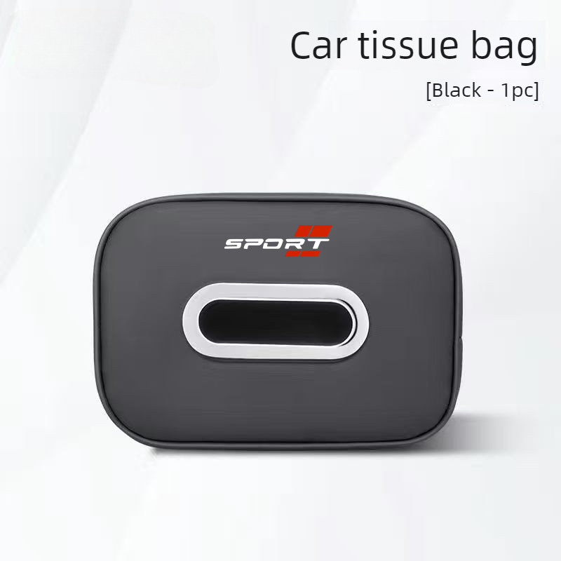 TEMU 【上下】赤色 車用シートバック 吊り下げティッシュケース/アームレストボックス ナプキン 巾着式 吊り下げバッグ/車用ティッシュボックス