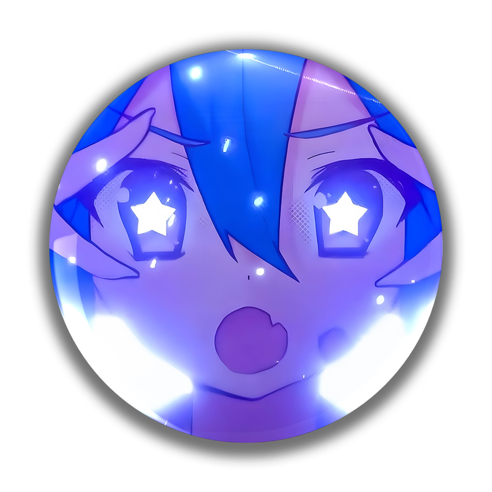 TEMU A Stylish And Badge, Cartoon Anime Brooch, Men's Casual Round Pin, Unisex, Classic , Suitable As A Fun Gift For Family