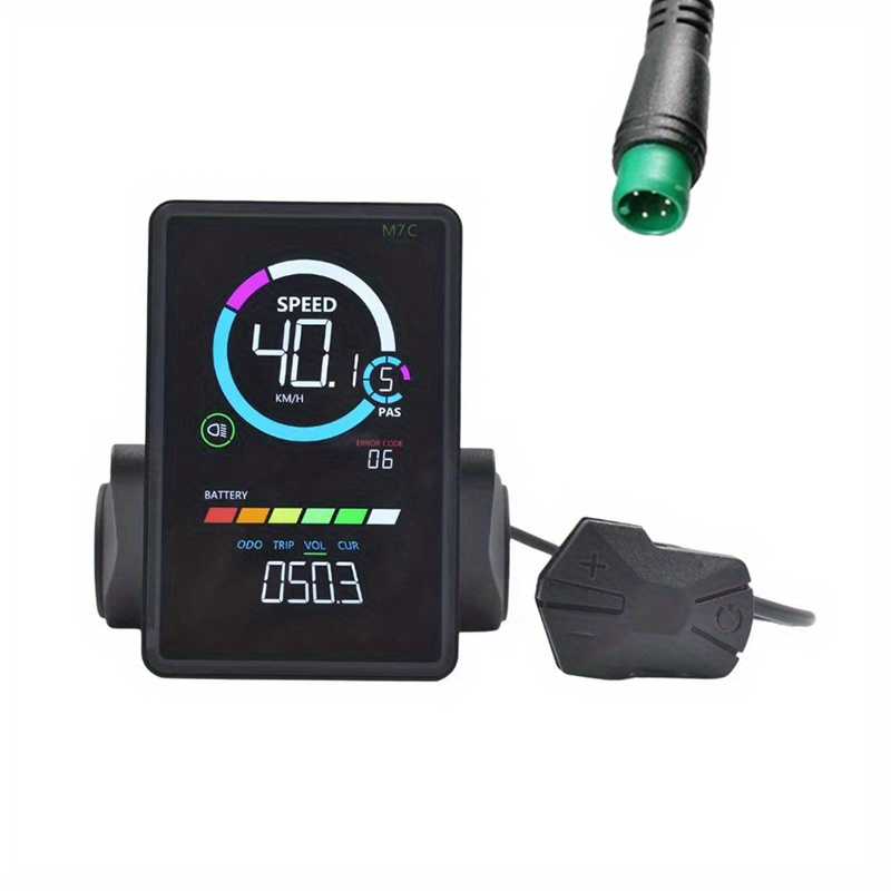 Waterproof LCD Display For Electric Bikes - Multi-Function Meter For E-Bike Conversion Kits-1006960