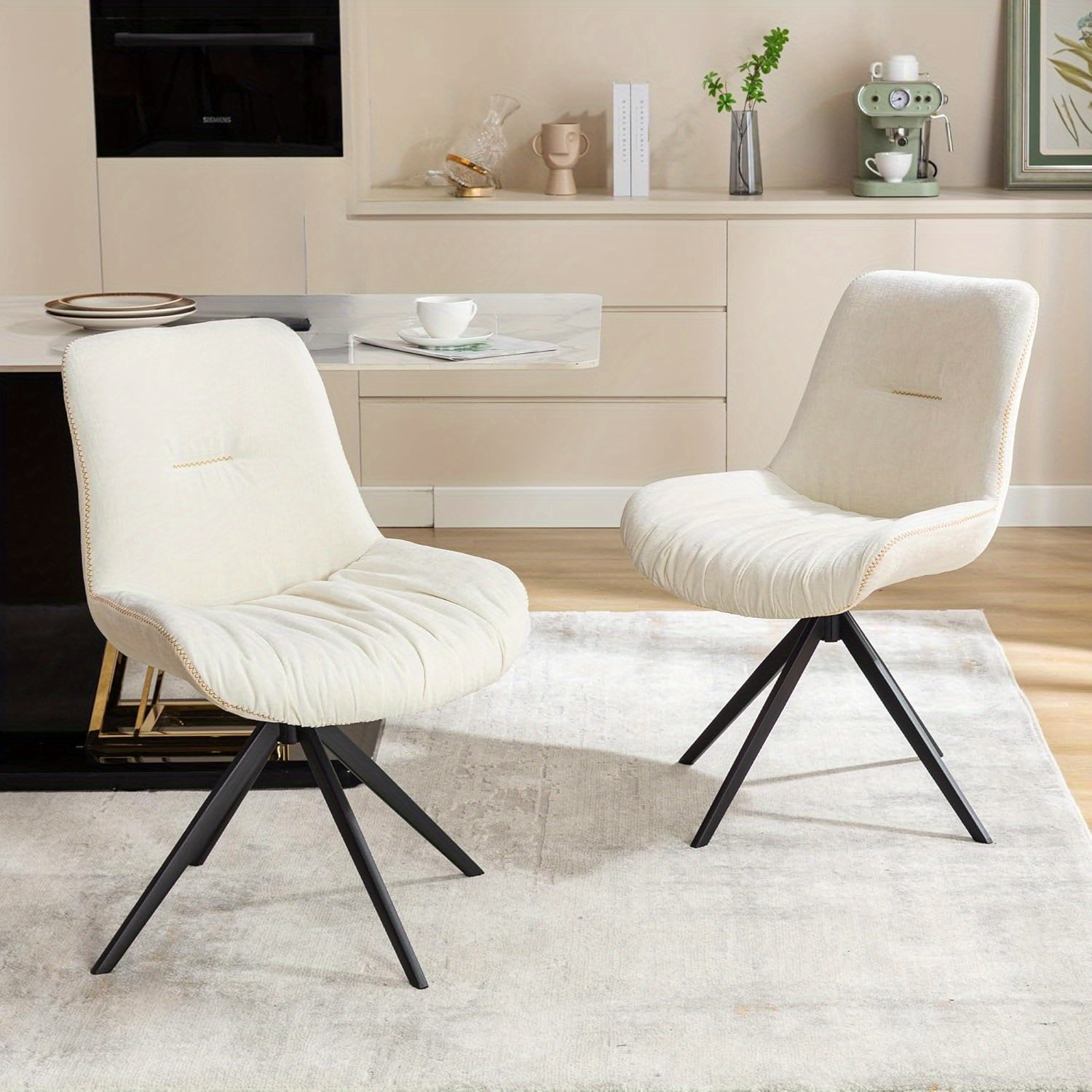 2pcs yellow modern swivel office dining Temu