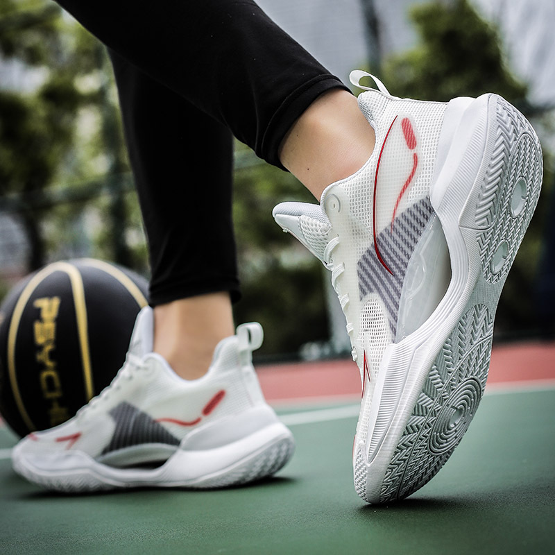 Men'S Lightweight And Breathable Basketball Shoes for Practical Training, Featuring Slip Resistance And Shock Absorption, Perfect for Everyday Wear And Trendy Outfits