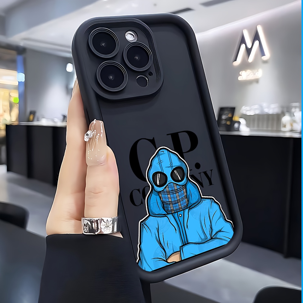 TEMU Coque de téléphone : Étui avec veste et mannequin à lunettes, compatible avec iPhone 16/15/14/13/12/11 Pro Max/Mini/XR/XS/X/7/8/Plus, coque