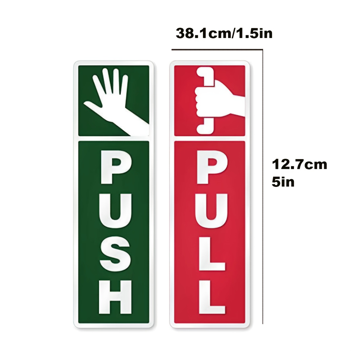 TEMU 2d Flat Stickers, Motorcycle Stickers, 8 (4 Pairs) Stickers, Pvc Stickers, Suitable For Commercial Use, Stores, Cafes, Shop Doors, And Door