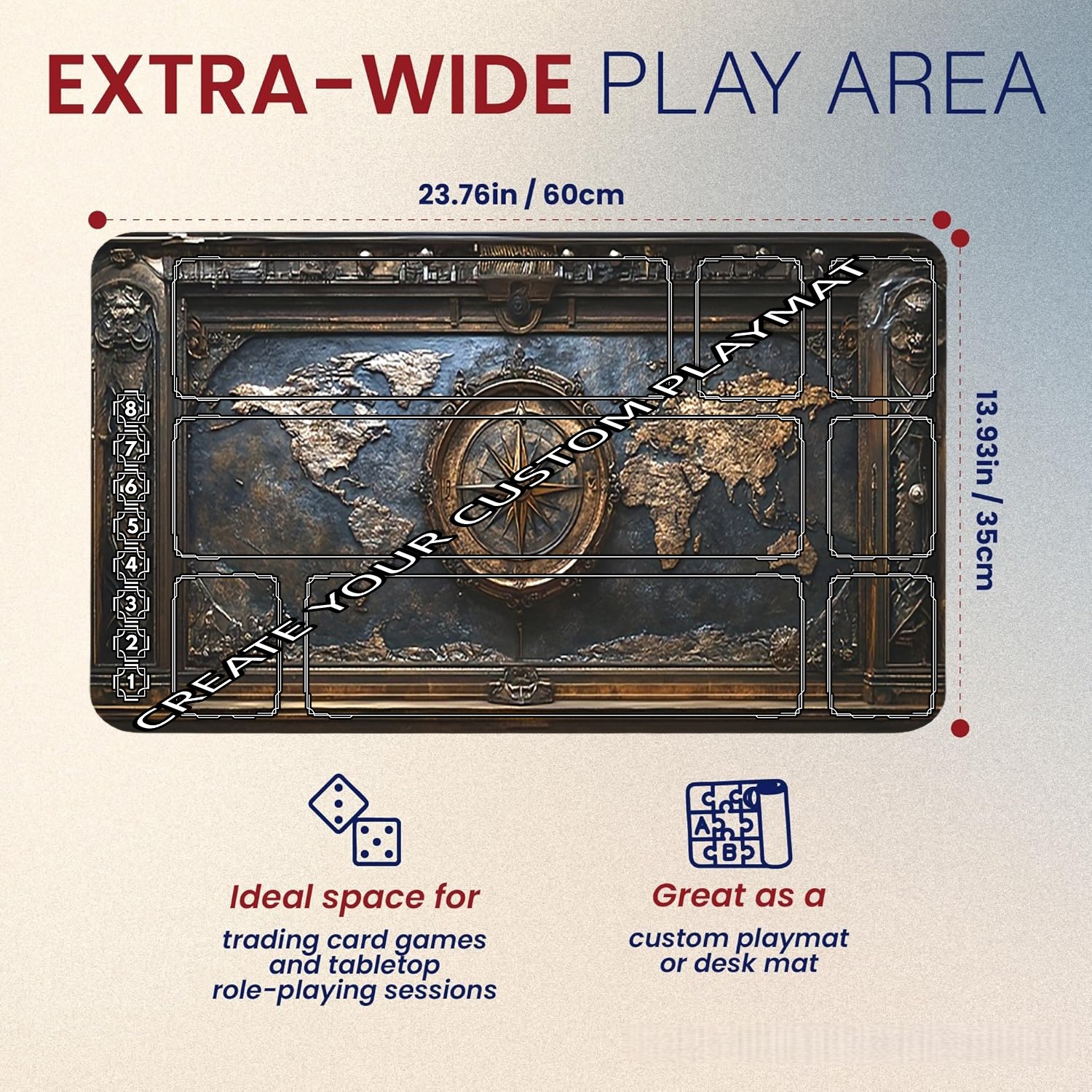 Custom Play Mat for Trading Card Games