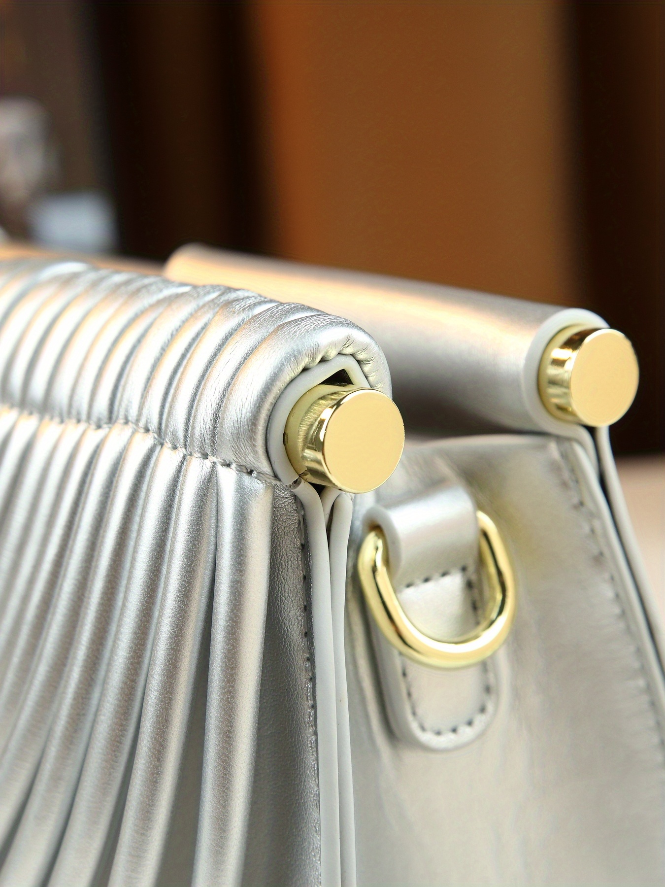 Stylish Solid Color Line Design Handheld Small Square Evening Bag for Women