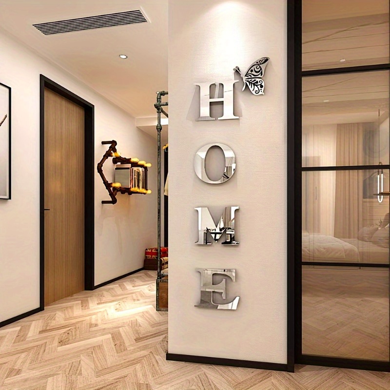 

5pcs '' Decor Set - 3d -, Diy Installation, , &