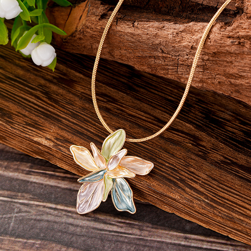 TEMU Collana READKISS da donna boh矇mien retr簷 con - Ciondolo a smaltato per uso , feste, vacanze, regalo di gioielli vintage, elegante per tutto l'