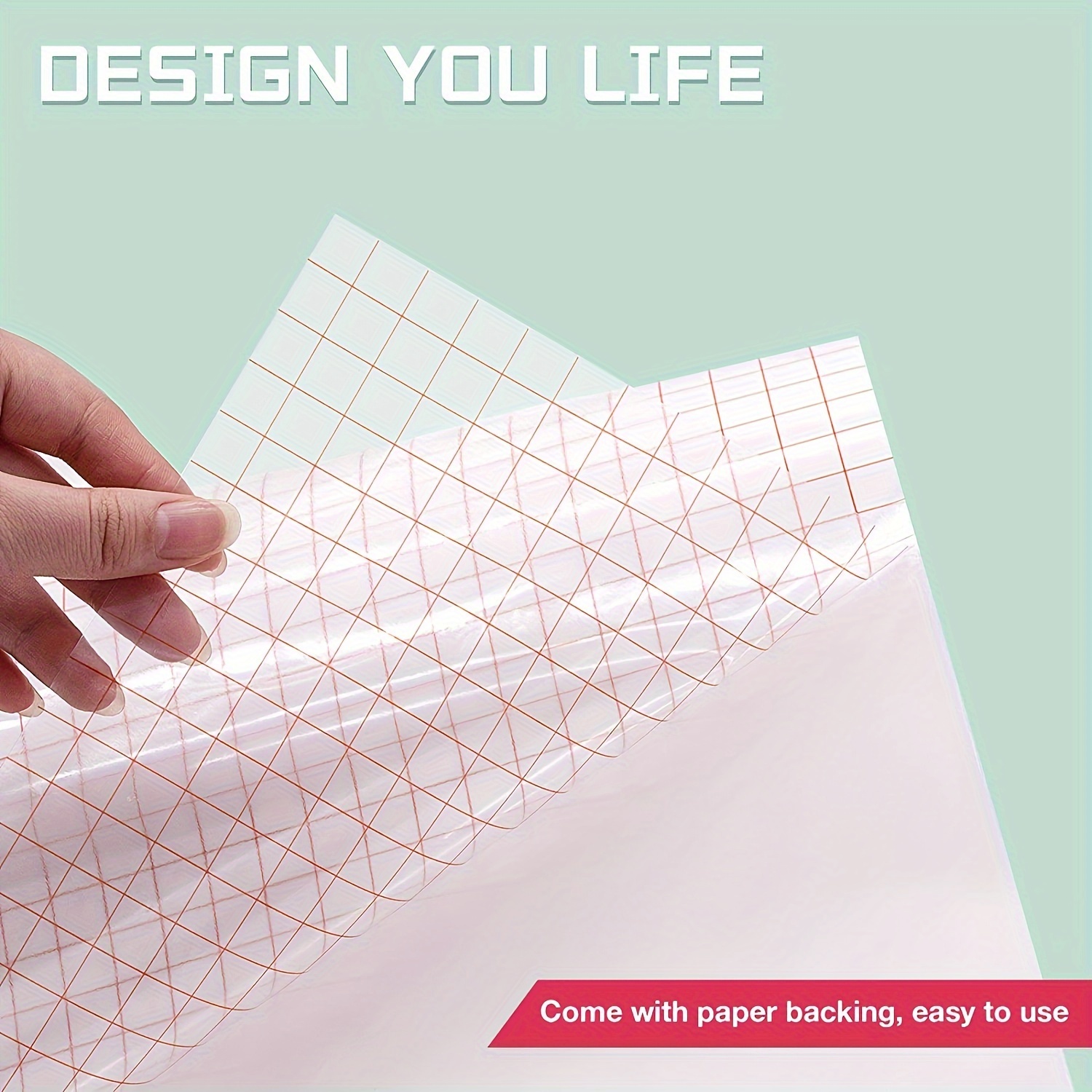   Vinyl Transfer Paper with   - 30.48X100.0 cm   Tape - Easy   for Craft Cutting And Sign Making - Works with 631/651/813 Vinyl Sheets